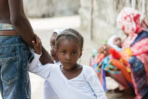 An African young girl